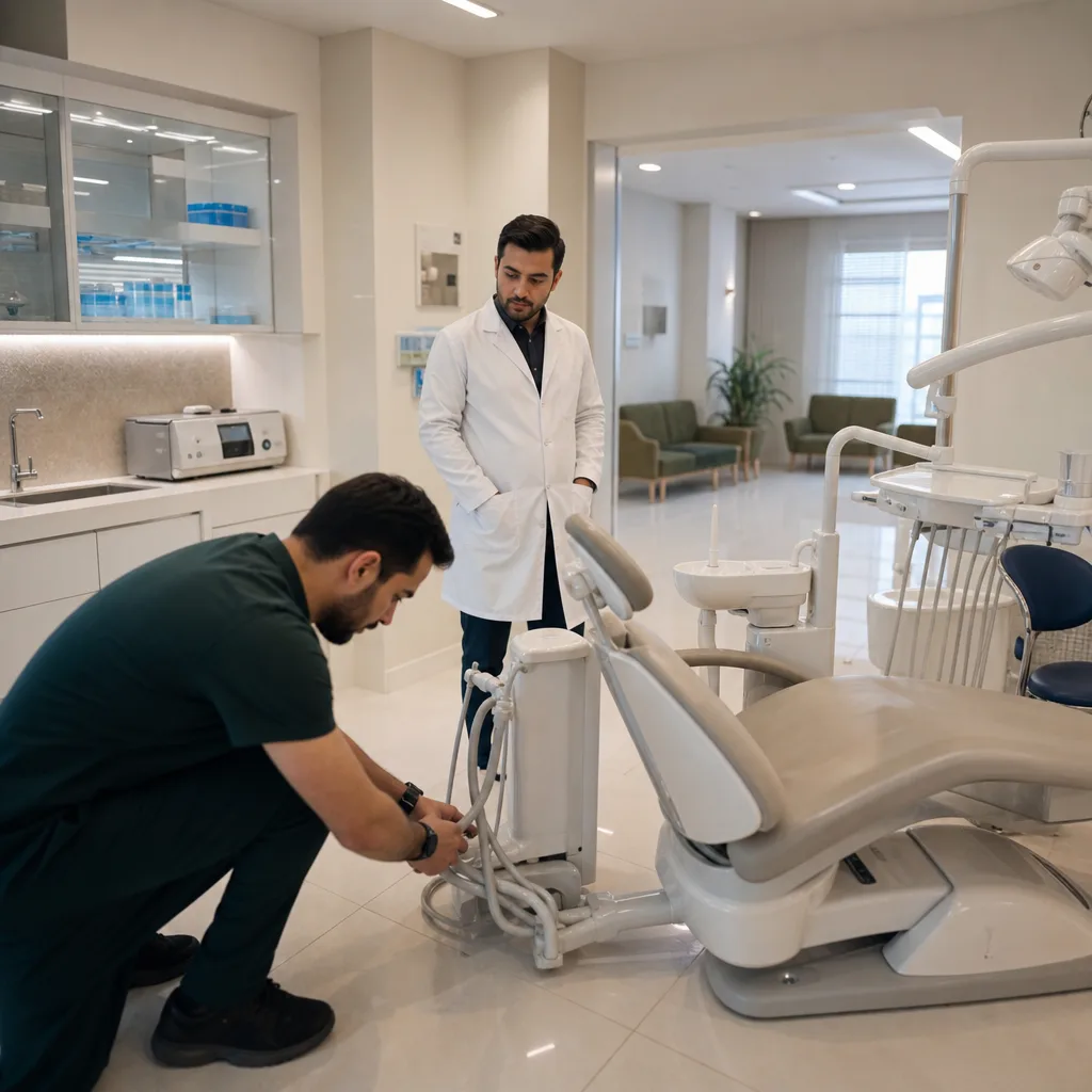 آمادهسازی فضای مطب و تجهیزات پیش از شروع کار